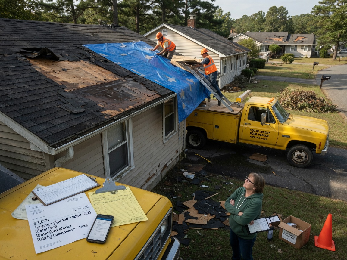 What Homeowners Pay For Emergency Roof Repair In South Jersey
